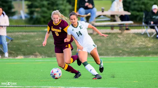 Jamie Lefebvre in action against Central Michigan at Scicluna Field