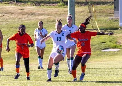 Hannah Thompson scored her first collegiate goal against Dartmouth