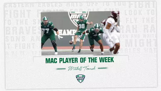Mitchell Tomasek wins MAC player of the Week