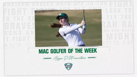 Alyssa DiMarcantonio Named the Mid-American Conference Golfer of the Week