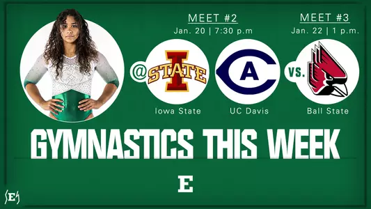 Gymastics 2023 Meet Notes 2/3 Graphic with Alana Fisher