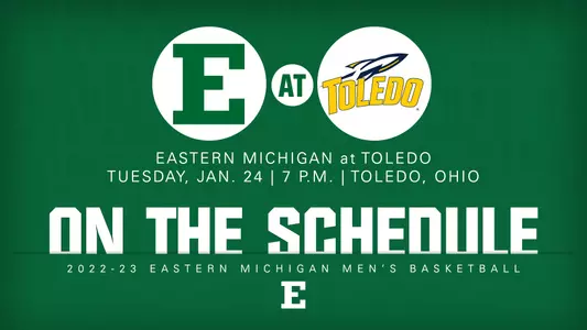 MBB Game Graphic - EMU at Toledo, Jan. 24