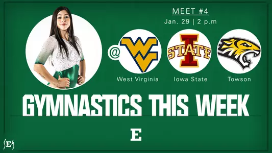 Gym 2023 Meet 4 Notes Graphic with Trinity Macy