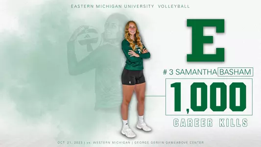 Samantha Basham earns 1000th career kill