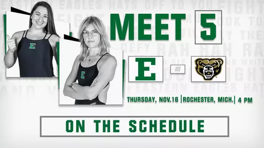 Eastern Michigan Swim & Dive faces Oakland, Nov. 16, 2023
