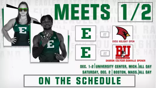 Eastern Michigan Track and Field will compete at SVSU and BU, Dec. 1-2