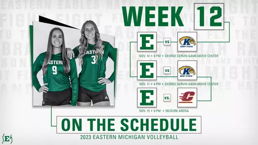 ON THE SCHEDULE" VBALL THIS WEEK
