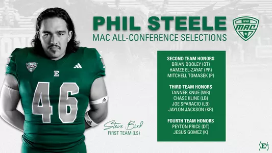 2023 Phil Steele MAC All-Conference selections football featuring Steve Bird