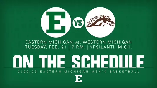 MBB Game Graphic - vs. Western Michigan (Feb. 21, 2023)