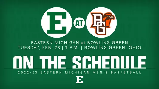 MBB Game Graphic - at Bowling Green (Feb. 28, 2023)