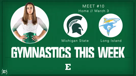 2023 Gymnastics Meet Notes Graphic: Meet 10 with Gianna Antonio