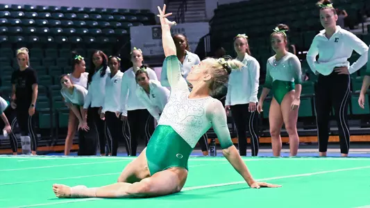 Anna Grace McCullough on Floor against Ball State Jan. 22