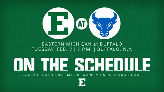 MBB Game Graphic - at Buffalo (Feb. 7)