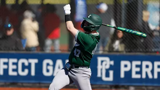 Josh Kross swings in a game against NKU, Feb. 17