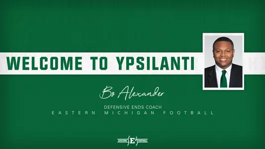 Bo Alexander Named EMU Football Assistant Coach