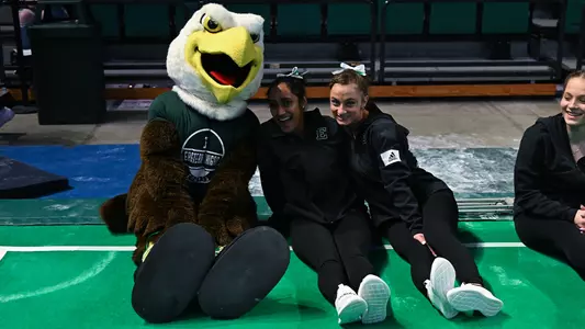 Gianna Antonio and Priya Karle at 3/12/23 meet against BGSU