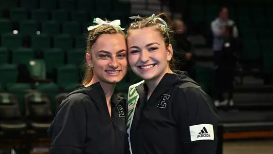 Gianna Antonio and Hannah Hartung at Senior Day 3/12/23