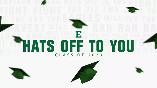 2023 Winter Commencement Graduation Photo with hats