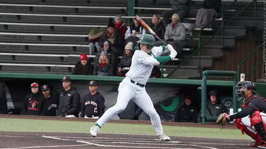 Matt Kirk at bat against Ball State.
