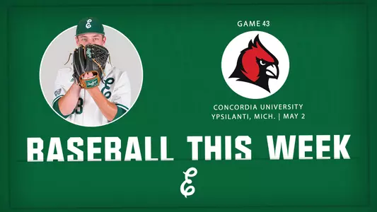 EMU set to host Concordia at Oestrike Stadium, Tuesday, May 2