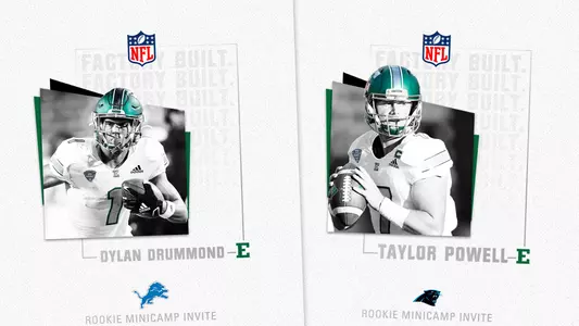 EMU's Drummond and Powell Receive NFL Camp Invites
