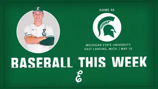 EMU Baseball Travels to Michigan State, May 10