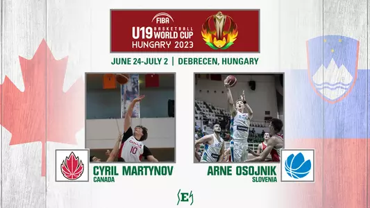 Cyril Martynov and Arne Osojnik FIBA U19 World Cup graphic