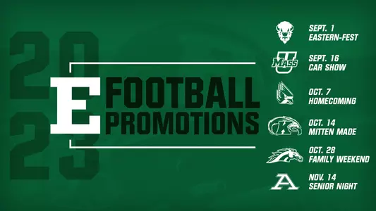 EMU Athletics announces 2023 game themes for the 2023 football season
