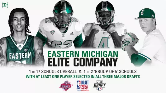 EMU Draftees In Big 3 Major Drafts in 2023