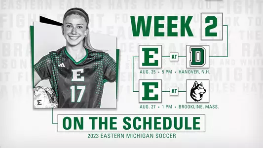 2023 Soccer This Week 02 - at Dartmouth, at Northeastern with Sam Lenaghan headshot featured