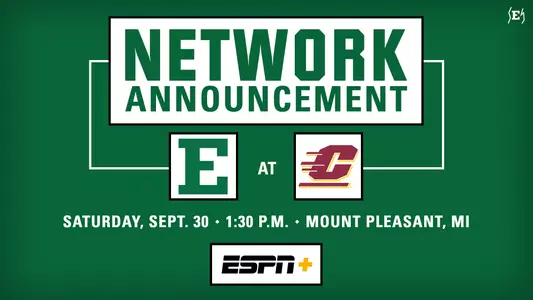 FB TV Time Announcement: Sept. 30, 2023 at Central Michigan, 1:30 p.m. on ESPN+
