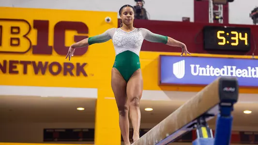 jackie on beam at minnesota