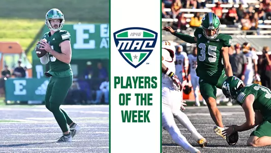 Cole Snyder and Jesus Gomez MAC Players of the Week Oct. 21, 2024