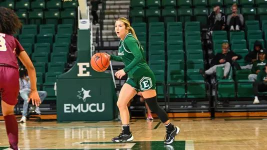 YPSILANTI, MI - NOVEMBER 4:  during the Eastern Michigan Eagles vs Texas State Bobcats game on Monday November 4, 2024 at George Gervin GameAbove Center in Ypsilanti, MI. (Photo by Steven King/Icon Sportswire)