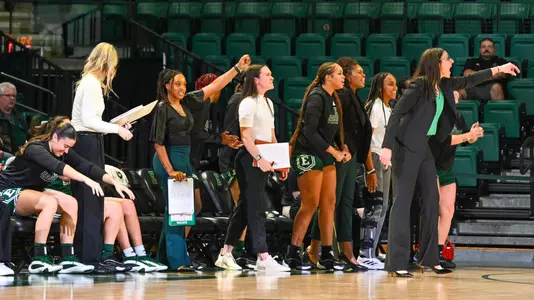 YPSILANTI, MI - NOVEMBER 4: during the Eastern Michigan Eagles vs Texas State Bobcats game on Monday November 4, 2024 at George Gervin GameAbove Center in Ypsilanti, MI. (Photo by Steven King/Icon Sportswire)