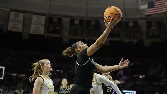 Olivia Smith in action at Notre Dame