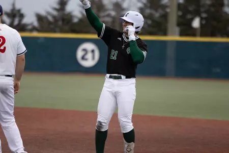Blake McRae Makes it to First Base Against Belmont: 02/16/2024