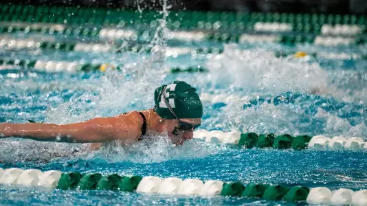 Taylor Harris Swims at the 2024 MAC Championships