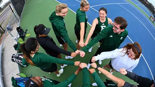 Tennis Team Huddle 2024