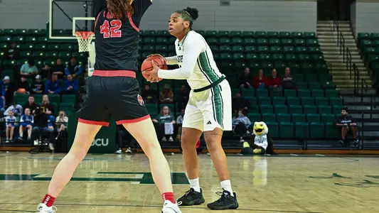 Kennedi Myles with the ball