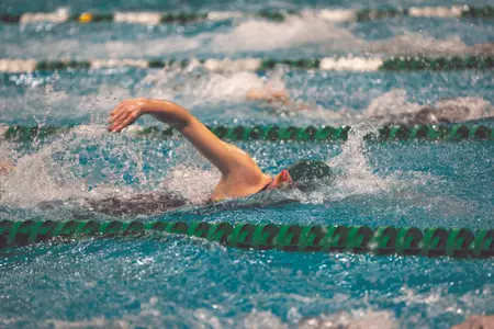 EMU swimmer competes at the 2024 MAC Championships, March 1, 2024