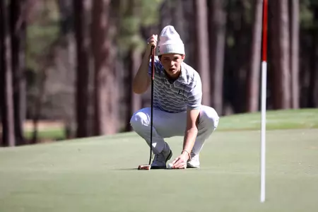Southern Pines, NC – Mar 11: NCAA Men's Golf - Donald Ross Collegiate Classic - Day 1 at Mid-Pines Golf Club in Southern Pines, NC on March 11, 2024. (Credit: Andy Mead/YCJ)