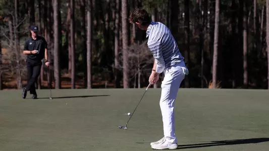 Southern Pines, NC – Mar 11: NCAA Men's Golf - Donald Ross Collegiate Classic - Day 1 at Mid-Pines Golf Club in Southern Pines, NC on March 11, 2024. (Credit: Andy Mead/YCJ)