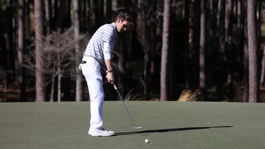Southern Pines, NC – Mar 11: NCAA Men's Golf - Donald Ross Collegiate Classic - Day 1 at Mid-Pines Golf Club in Southern Pines, NC on March 11, 2024. (Credit: Andy Mead/YCJ)