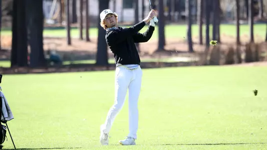 Southern Pines, NC – Mar 11: NCAA Men's Golf - Donald Ross Collegiate Classic - Day 1 at Mid-Pines Golf Club in Southern Pines, NC on March 11, 2024. (Credit: Andy Mead/YCJ)