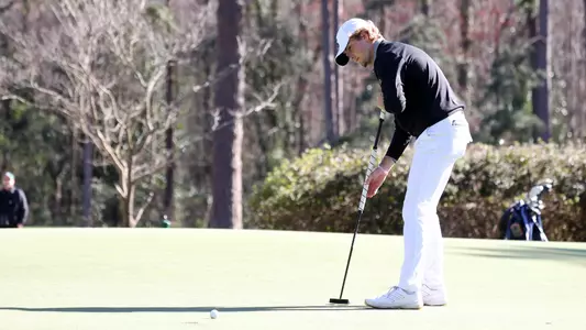 Southern Pines, NC – Mar 11: NCAA Men's Golf - Donald Ross Collegiate Classic - Day 1 at Mid-Pines Golf Club in Southern Pines, NC on March 11, 2024. (Credit: Andy Mead/YCJ)