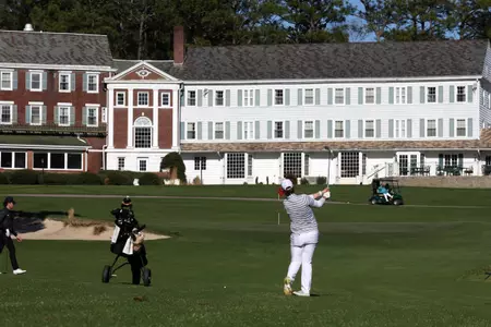 Southern Pines, NC – Mar 11: NCAA Men's Golf - Donald Ross Collegiate Classic - Day 1 at Mid-Pines Golf Club in Southern Pines, NC on March 11, 2024. (Credit: Andy Mead/YCJ)