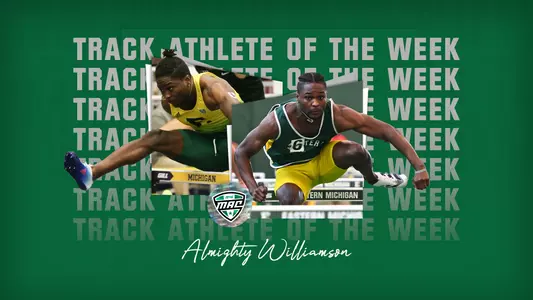 Almighty Williamson MAC Men's Track Athlete of the Week, March 27, 2024