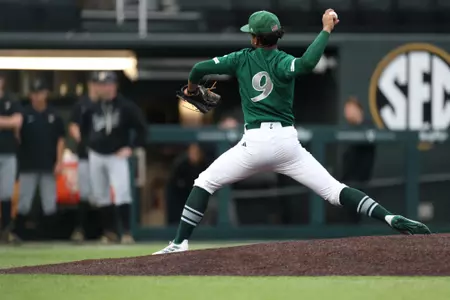 Drew Jones pitches at Vanderbilt, March 5, 2024