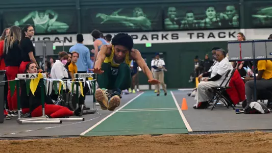 Antonia Woods Competes in the Triple Jump at the 2024 MAC Indoor Championships, Feb. 23-24, 2024